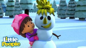 Let's Build a Snowman | Preschool Learning | Little People – Fisher Price - Kids TV Series, Kingdom Kids Zone - Little People - Fisher Price