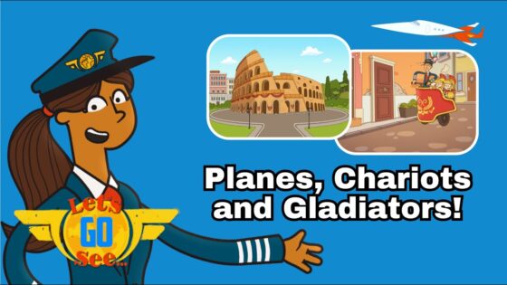 🔎 Junior Jets Solve BIG Mystery at Rome's Ancient Colosseum! 🇮🇹✈️ | Let's Go See - Kingdom Kids Zone, Little Learners - Let's Go See