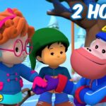 The kids meet a snow monkey | 2 Hours of Preschool Learning | Little People – Fisher Price - Kids TV Series, Kingdom Kids Zone - Little People - Fisher Price