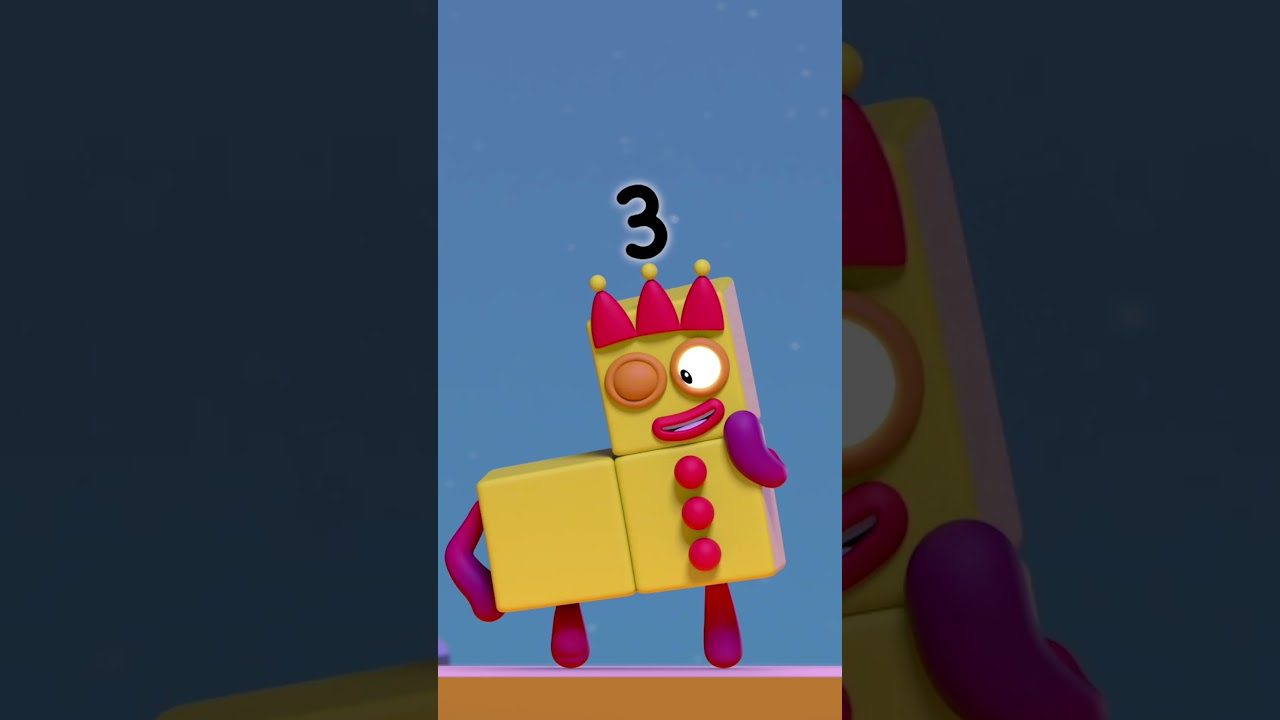 ❓ How Many Snowmen Can You Spot? ⛄ Learn to Count for Kids | Number Cartoon | Numberblocks #shorts - Kingdom Kids Zone, Little Learners, Shorts - Numberblocks