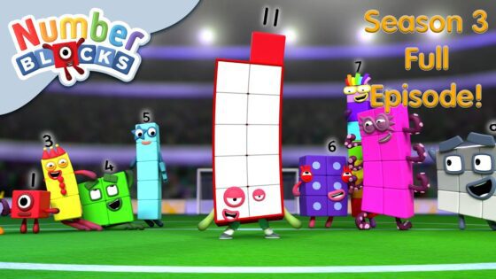 Eleven ⚽️ | Full Episode – S3 E21 | Learn to Count – Numberblocks - Kingdom Kids Zone, Little Learners - Numberblocks