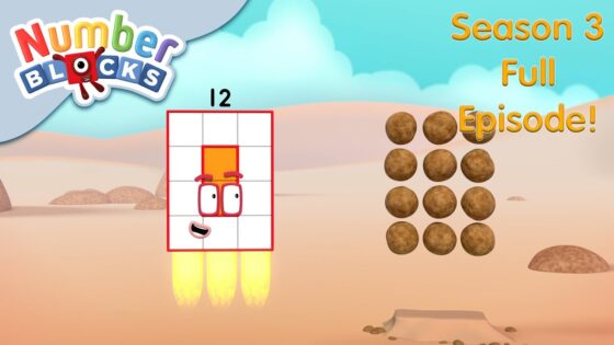 Twelve! ✨| Full Episode – S3 E22 | Learn to Count – Numberblocks - Kingdom Kids Zone, Little Learners - Numberblocks
