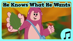 He Knows What He Wants Sing-Along Song 🍃🎵 Luna Chip & Inkie 🌲 Learning Songs for Kids - Kids (0-5), Kingdom Kids Zone - Luna, Chip & Inkie