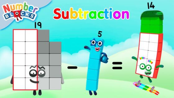 Learn to Subtract with the Numberblocks ➖ | Learn to Count for Kids | Number Cartoon | Numberblocks - Kingdom Kids Zone, Little Learners - Numberblocks