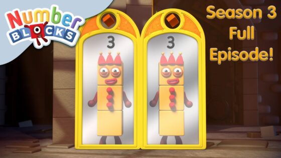 Mirror, Mirror 🪞 | Full Episode – S3 E19 | Learn to Count – Numberblocks - Kingdom Kids Zone, Little Learners - Numberblocks