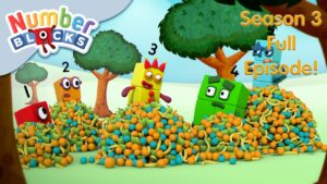 Fruit Salad 🍇 | Full Episode – S3 E4 | Learn to Count – Numberblocks - Kingdom Kids Zone, Little Learners - Numberblocks