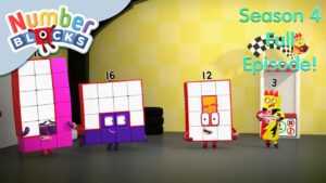 Divide and Drive 🏎🏁 | Full Episode – S4 E20 | Learn to Count – Numberblocks - Kingdom Kids Zone, Little Learners - Numberblocks
