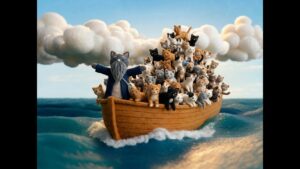 Bedtime Bible Story for Kids | Noah (the Cat) and the Great Flood | Goodnight Goober - Kids (0-5), Kingdom Kids Zone - Back To The Basics!