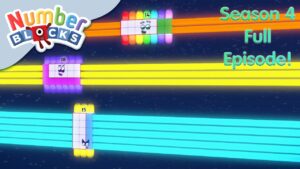 Loop the Loop 🌈 | Full Episode – S4 E9 | Learn to Count – Numberblocks - Kingdom Kids Zone, Little Learners - Numberblocks