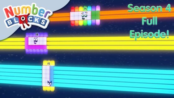 Loop the Loop 🌈 | Full Episode – S4 E9 | Learn to Count – Numberblocks - Kingdom Kids Zone, Little Learners - Numberblocks