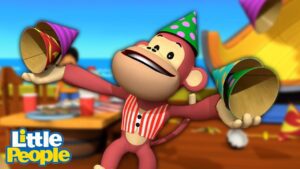 One Messy Monkey | 2 Hours of Preschool Learning | Little People – Fisher Price - Kids TV Series, Kingdom Kids Zone - Little People - Fisher Price