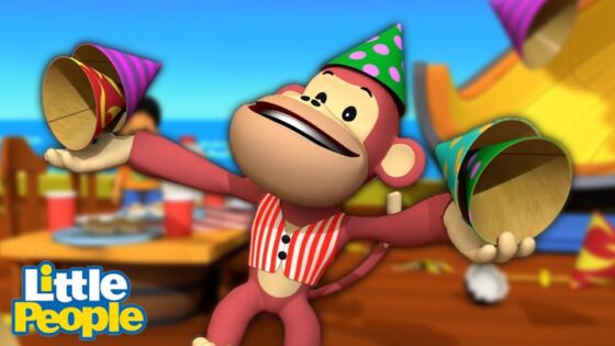 One Messy Monkey | 2 Hours of Preschool Learning | Little People – Fisher Price - Kids TV Series, Kingdom Kids Zone - Little People - Fisher Price