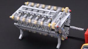 Build & Test Lego Engines: W16, napier deltic, rotary, axial, V8 square pistons - Kids (6-9), Kingdom Kids Zone - Brick Experiment Channel