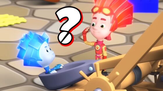 Nolik and Fire are playing with a catapult, what are they going to do next? | The Fixies - Kingdom Kids Zone, Little Learners - The Fixies