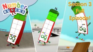 Fourteen 🛹 | Full Episode – S3 E27 | Learn to Count – Numberblocks - Kingdom Kids Zone, Little Learners - Numberblocks