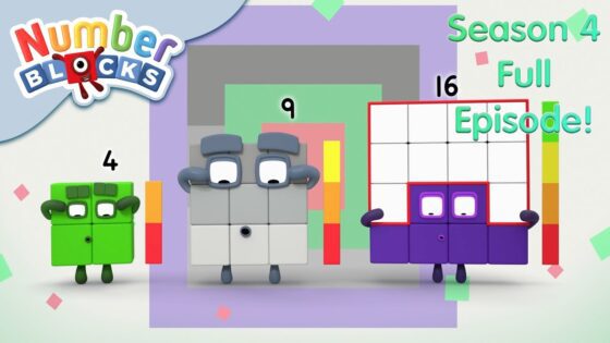 Square Club! 🟪 | Full Episode – S4 E6 | Learn to Count – Numberblocks - Kingdom Kids Zone, Little Learners - Numberblocks