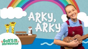Arky Arky (Rise and Shine) 🌧️ | Learn Kids Christian Songs 🌼 God's Greenhouse 🌼 - Kingdom Kids Zone, Sing With Me - God's Greenhouse | Bible Songs for Kids (by Minno)