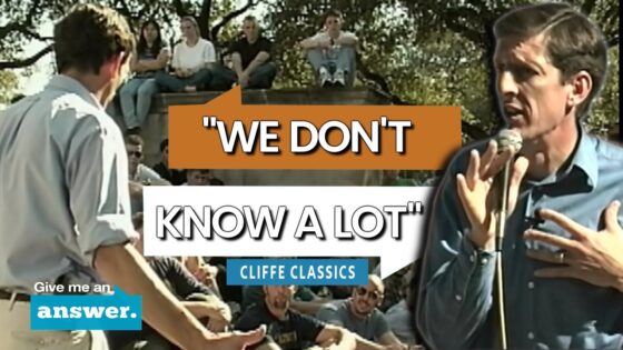 Cliffe Knechtle | We Don't Know A Lot, But We Can Know Jesus! | Give Me an Answer - Q&A Sessions, Truth Seekers - Give Me An Answer with Stuart & Cliffe Knechtle