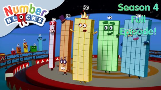 Thirty's Big Top 🎪 | Full Episode – S4 E22 | Learn to Count – Numberblocks - Kingdom Kids Zone, Little Learners - Numberblocks