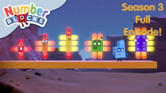 Ride the Rays! | Full Episode – S3 E24 | Learn to Count – Numberblocks - Kingdom Kids Zone, Little Learners - Numberblocks