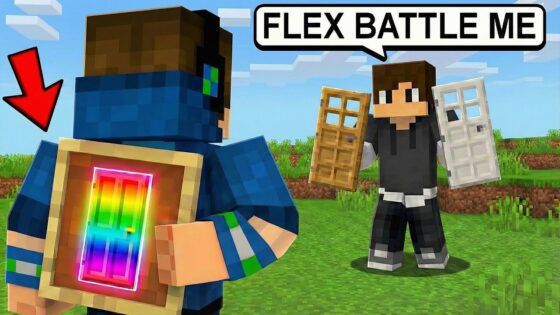 I FLEX Battle My Friends with DOORS - Gameplay, Kingdom Kids Zone, Minecraft - EYstreem