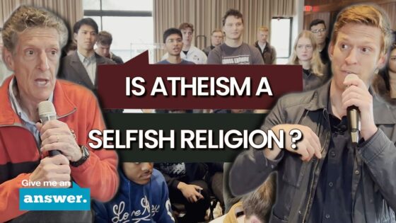 Stuart & Cliffe Knechtle | MIT | Is Atheism A Selfish Religion? | Give Me An Answer - Q&A Sessions, Truth Seekers - Give Me An Answer with Stuart & Cliffe Knechtle