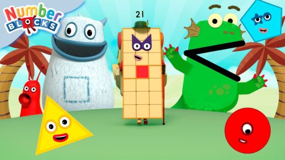 Numberblock Explorer 21 Wordsearch Fun! 🌍 | Learn to Count for Kids | Number Cartoon | Numberblocks - Kingdom Kids Zone, Little Learners - Numberblocks