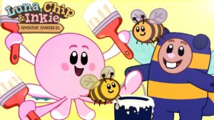 The Bees' Needs 🐝 Full Episode 🍯 Luna Chip & Inkie 🌲 Nature Cartoon for Kids - Kids (0-5), Kingdom Kids Zone - Luna, Chip & Inkie