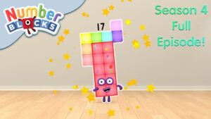 Seventeen 🎨 | Full Episode – S4 E7 | Learn to Count – Numberblocks - Kingdom Kids Zone, Little Learners - Numberblocks