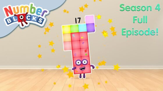 Seventeen 🎨 | Full Episode – S4 E7 | Learn to Count – Numberblocks - Kingdom Kids Zone, Little Learners - Numberblocks