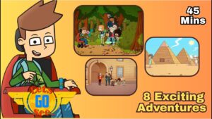 🗺️ Explore Ancient Egypt 🇪🇬 | ✈️ Let's Go See Full Episodes Compilation 👨‍✈️ - Kingdom Kids Zone, Little Learners - Let's Go See