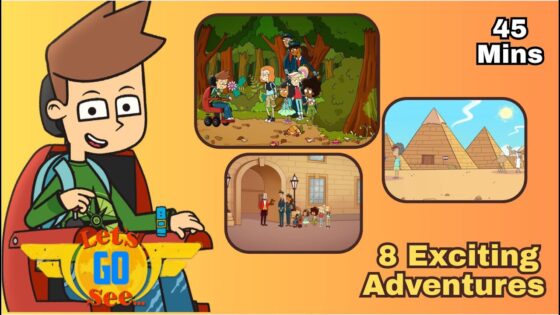 🗺️ Explore Ancient Egypt 🇪🇬 | ✈️ Let's Go See Full Episodes Compilation 👨‍✈️ - Kingdom Kids Zone, Little Learners - Let's Go See