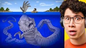 How Long Can Sea Hand Monster Get? - Gameplay, Kingdom Kids Zone, Minecraft - EYstreem
