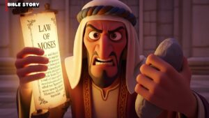 The Adulterous Woman And The Man The Crowd Forgot : Bible Story of The Adulterous Woman In The Bible - Bible Stories, Kingdom Kids Zone - The Christian Seed