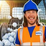 Handyman Hal Drives a GOLF BALL PICKER! ⛳️ - Kingdom Kids Zone, Sing With Me - Handyman Hal - Music for Kids