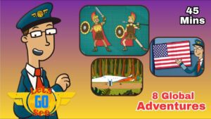🗺️ Explore Ancient Rome 🇮🇹 | ✈️ Let's Go See Full Episodes Compilation 👨‍✈️ - Kingdom Kids Zone, Little Learners - Let's Go See