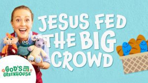 Jesus Fed the Big Crowd 🐟 | Learn Kids Christian Songs 🌼 God's Greenhouse 🌼 - Kingdom Kids Zone, Sing With Me - God's Greenhouse | Bible Songs for Kids (by Minno)