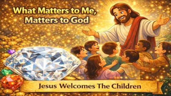 Jesus Welcomes the Children | Kids Bible Story | What Matters to Me Matters to God - Kingdom Kids Zone, Shows - The LKIDS Show