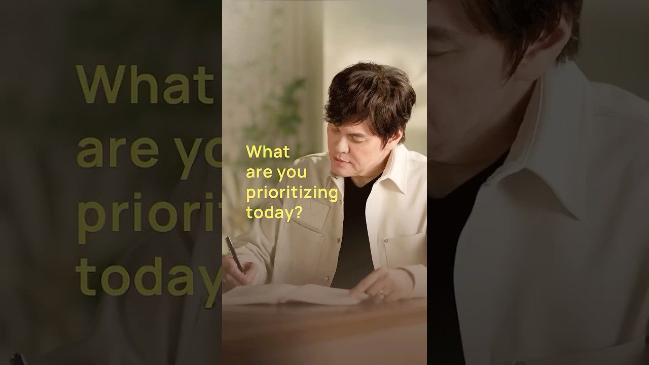 WHAT ARE YOU PRIORITIZING TODAY? - Healing Grace, Hope & Healing, Shorts - Joseph Prince