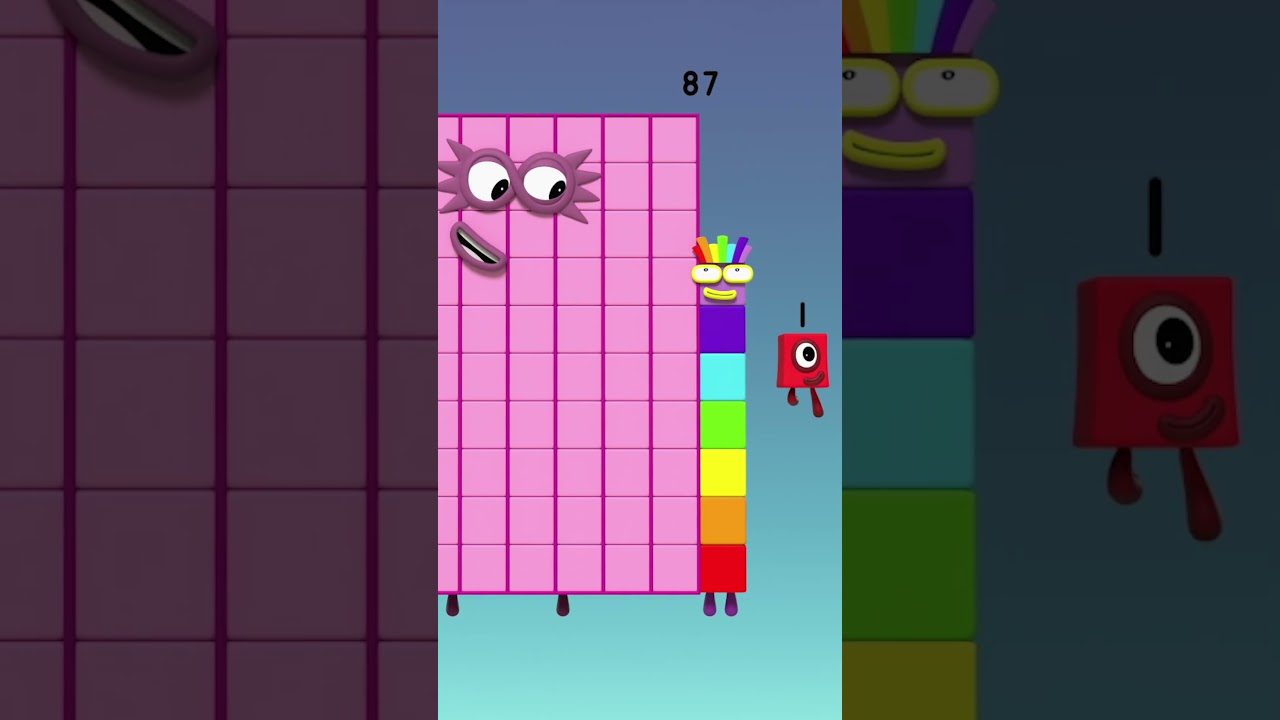 1 to 100 in 60 Seconds ⏱️ | Learn to Count for Kids | 12345 | Numberblocks #shorts - Kingdom Kids Zone, Little Learners, Shorts - Numberblocks