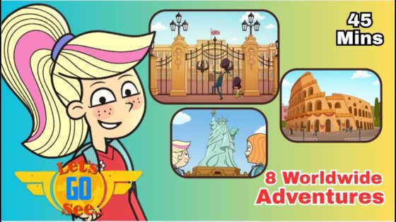 🗺️ Explore Buckingham Palace 🇬🇧 | ✈️ Let's Go See Full Episodes Compilation 👨‍✈️ - Kingdom Kids Zone, Little Learners - Let's Go See