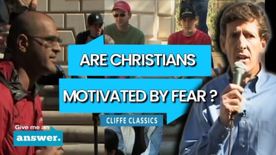 Cliffe Knechtle | Are Christians Motivated Just By Fear, Or Something Greater? | Give Me an Answer - Q&A Sessions, Truth Seekers - Give Me An Answer with Stuart & Cliffe Knechtle