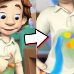 What is Tom Thomas doing to his T-shirt? | The Fixies | Full Episodes - Kingdom Kids Zone, Little Learners - The Fixies