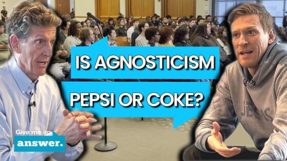 Stuart & Cliffe Knechtle | Is Agnosticism The Same As Choosing Pepsi or Coke? | Give Me An Answer - Q&A Sessions, Truth Seekers - Give Me An Answer with Stuart & Cliffe Knechtle