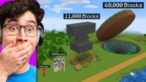 Trap Size Comparison VS Minecraft - Gameplay, Kingdom Kids Zone, Minecraft - EYstreem