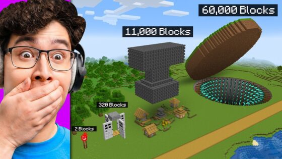 Trap Size Comparison VS Minecraft - Gameplay, Kingdom Kids Zone, Minecraft - EYstreem