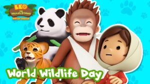 Let's Celebrate World Wildife Day with Leo! 🐾 | Leo the Wildlife Ranger | Animal Cartoons for Kids - Kids TV Series, Kingdom Kids Zone - Leo the Wildlife Ranger - Official Channel