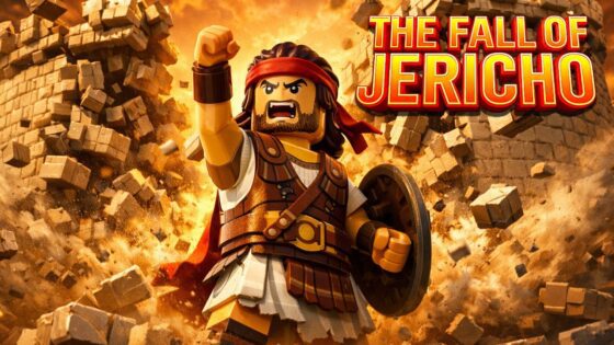 Jericho Bible Story: The Walls Fell Without Weapon | LEGO Bible Adventures - Bible Stories, Kingdom Kids Zone - LEGO Bible Adventures