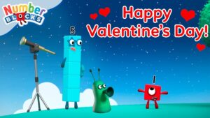 Valentine's Day! | Full Episodes – 1 Hour Compilation | Numbers Cartoon For Kids | Numberblocks - Kingdom Kids Zone, Little Learners - Numberblocks