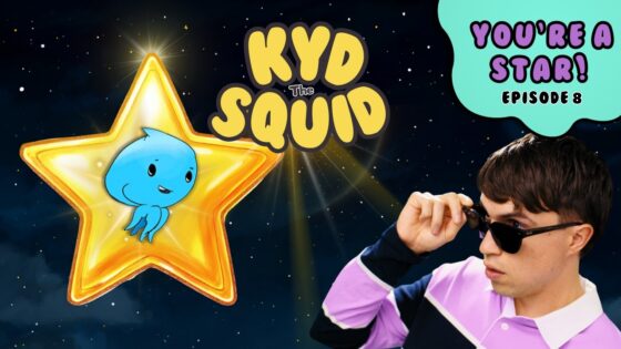 Helping Kids Who Feel Like They Don't Fit In | "You're A Star" Self-Acceptance Song | Kyd the Squid - Kingdom Kids Zone, Little Learners - Kyd the Squid
